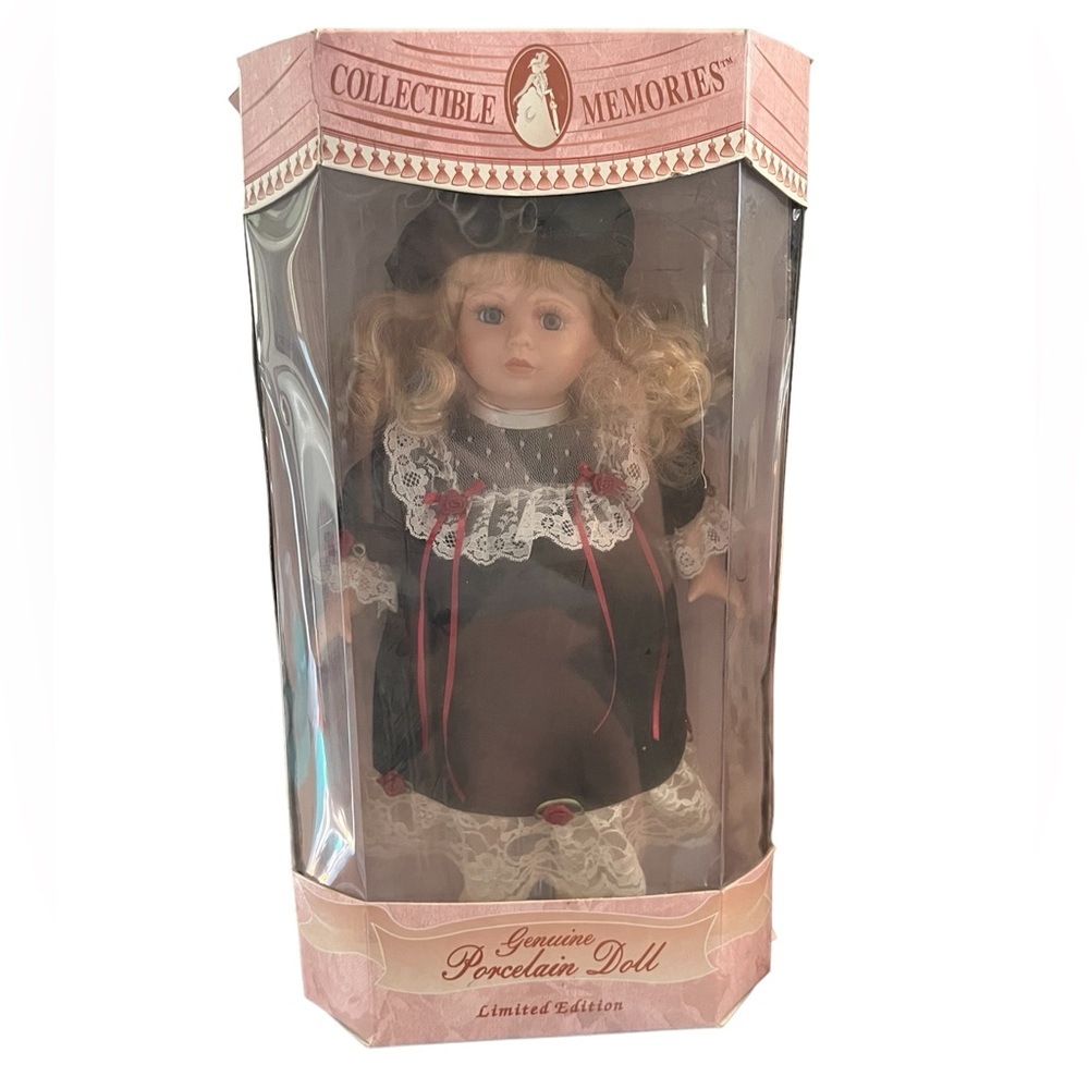 Vintage 1989 Collectible Memories Porcelain Doll Limited Edition